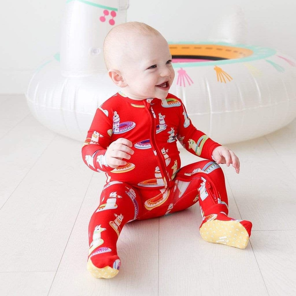 Emilio Footie Zippered One Piece